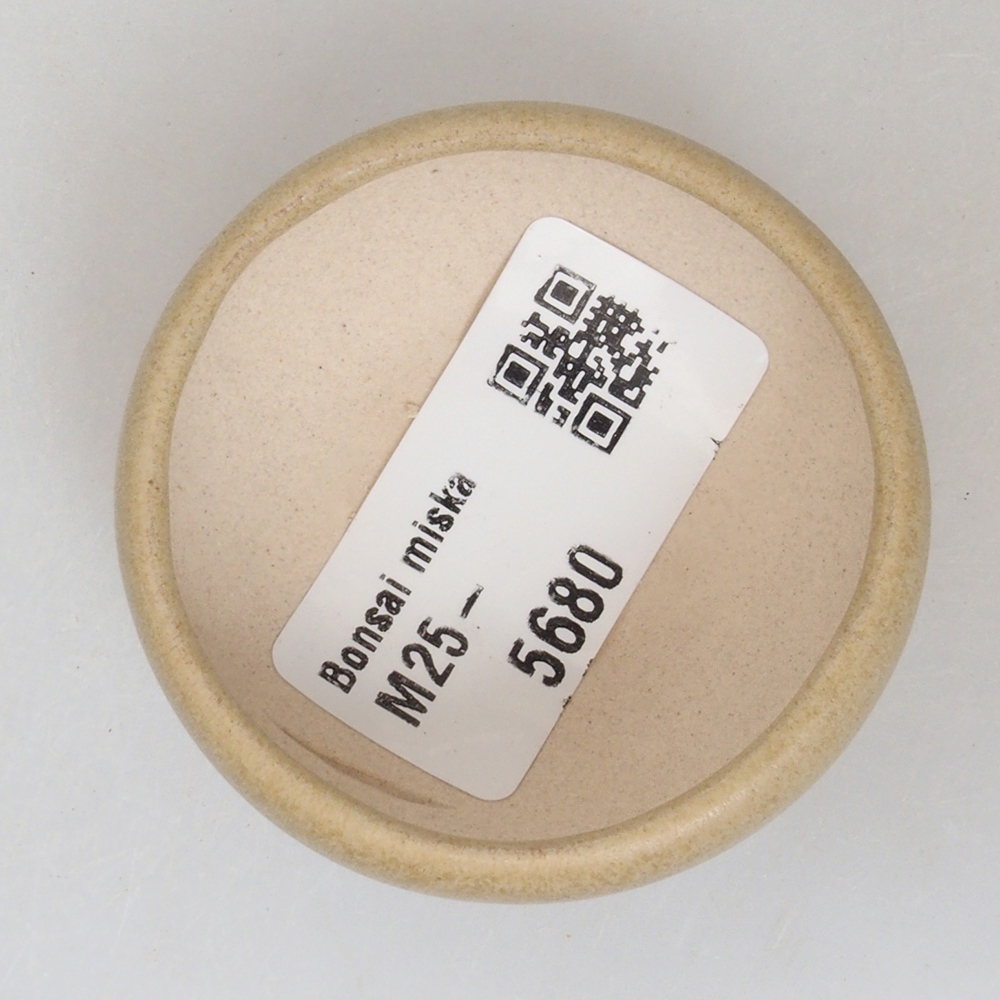 Mini-Bonsaischale 5 x 5 x 2 cm, braun