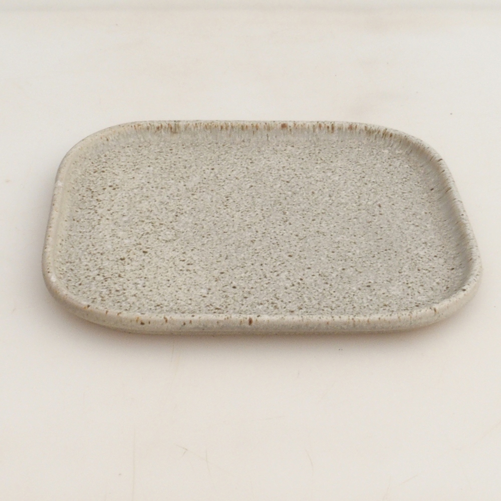 Keramikschale H36 - 17,5 x 15 x 1 cm - beige