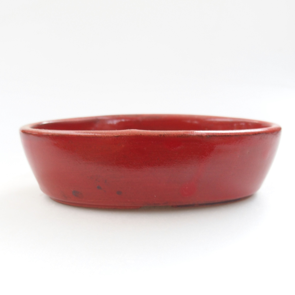 Bonsaischale aus Keramik 15,5 x 12 x 6 cm, Farbe blau