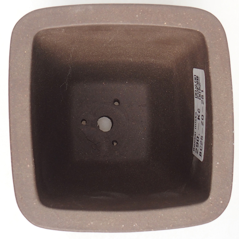Schale 9 x 9 x 11 cm braun