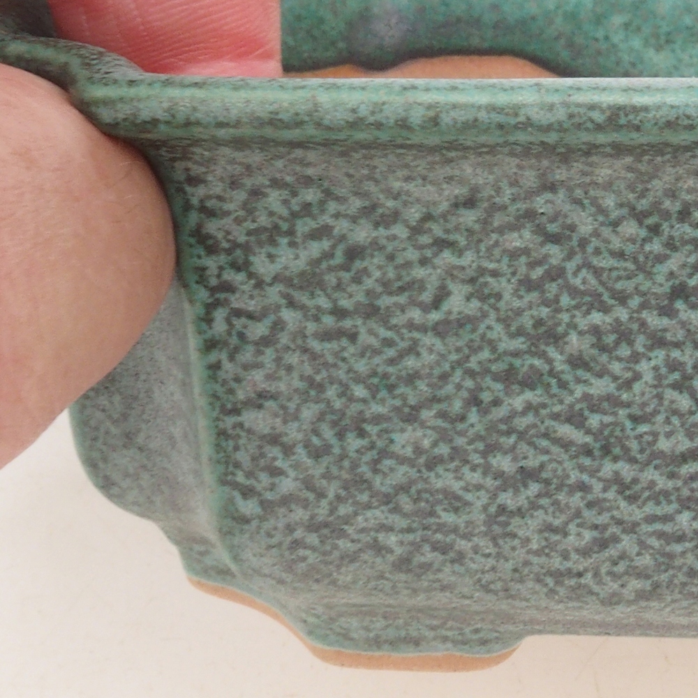 Bonsaischale H01 - 12 x 9 x 5 cm - grün