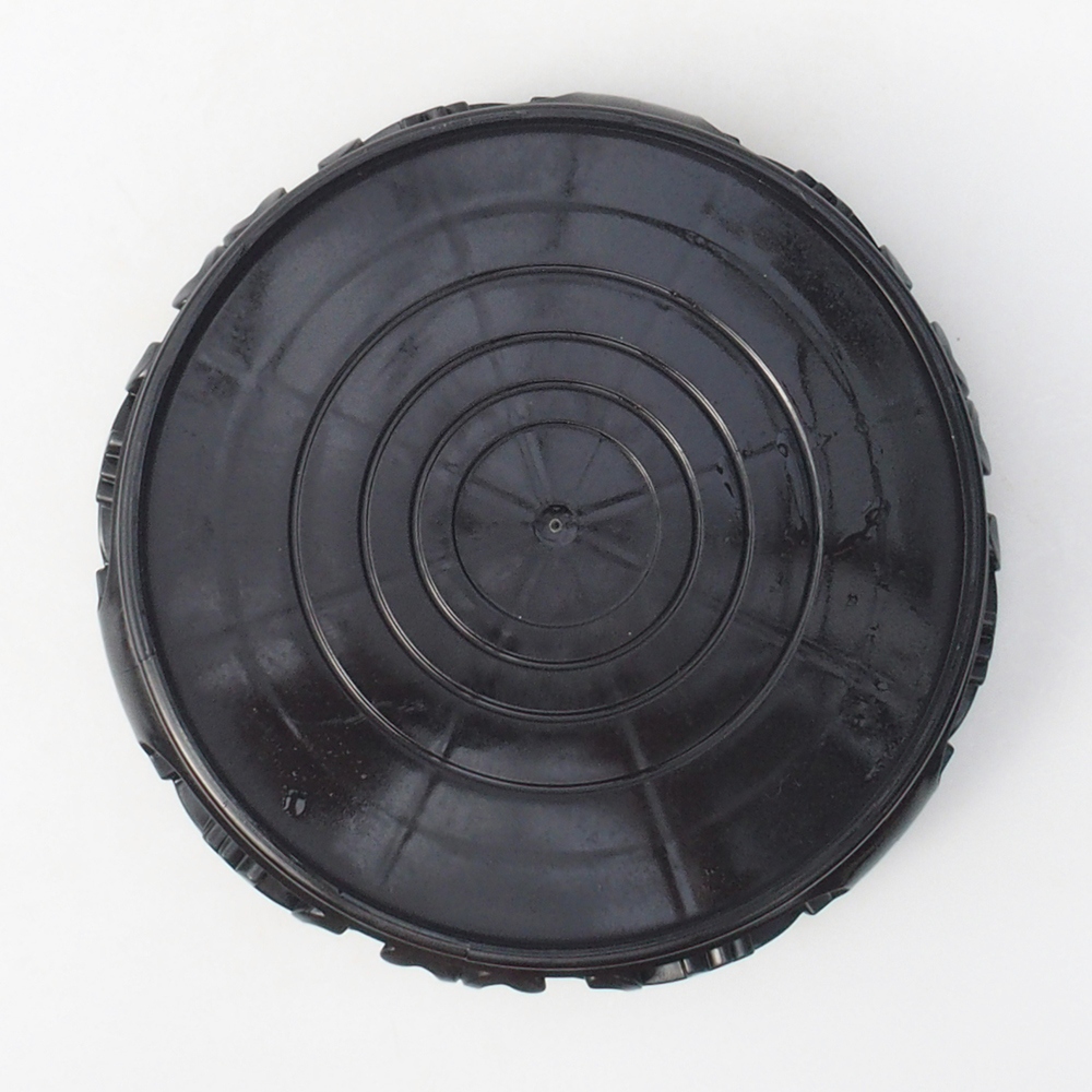 Kunststoff-Bonsai-Tisch rund 17,5 x 17,5 x 4 cm, Farbe schwarz