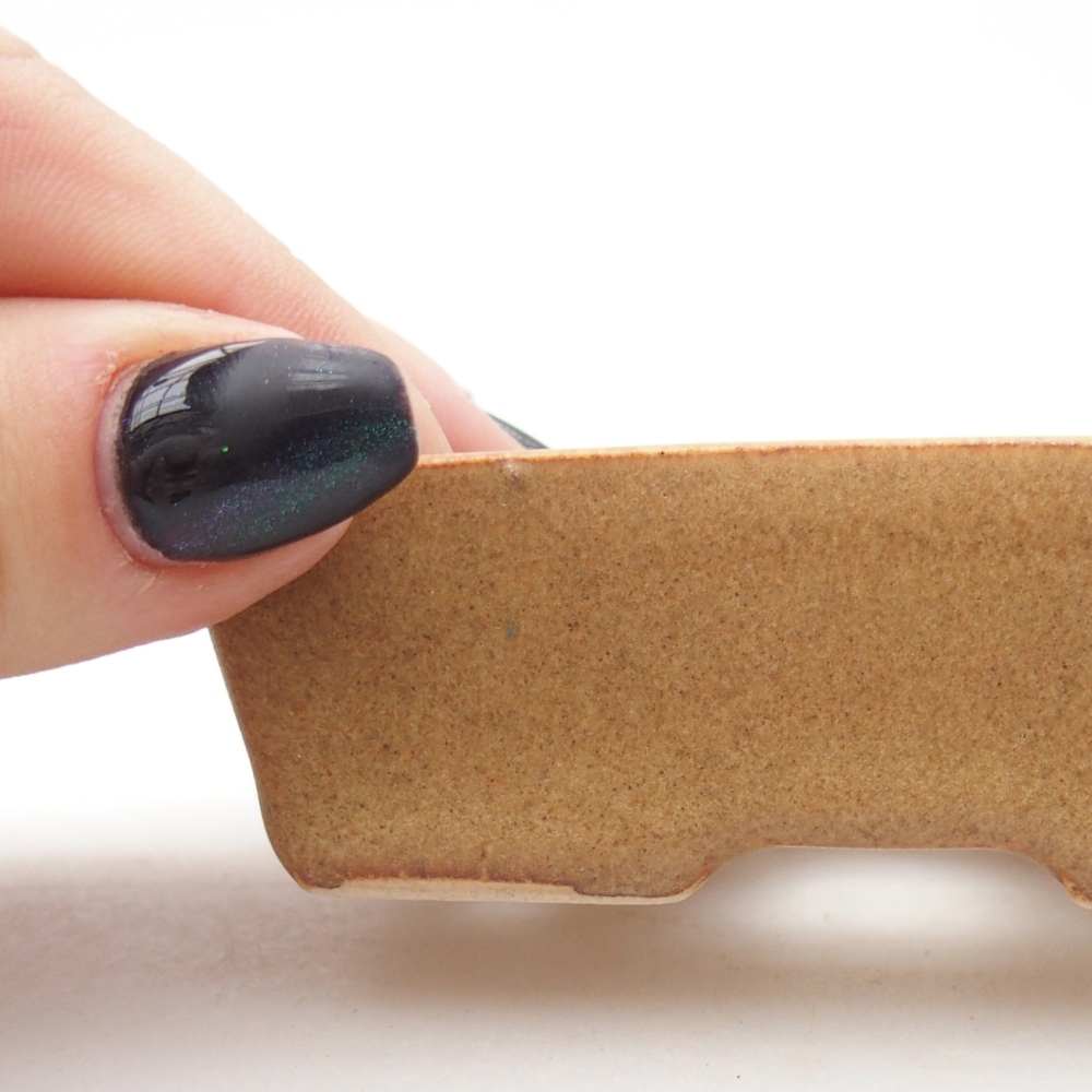 Mini-Bonsaischale 8 x 6 x 2,5 cm, braun