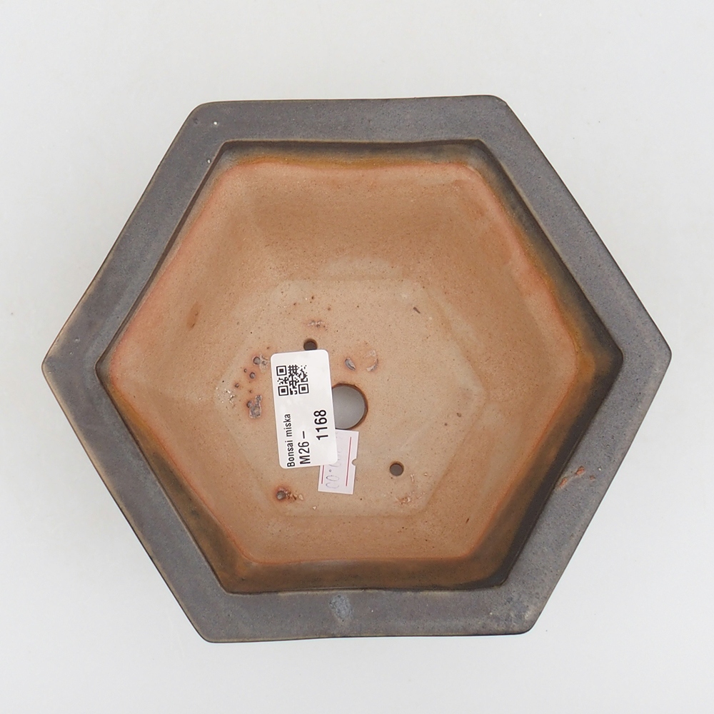 Bonsaischale aus Keramik 18 x 16 x 9 cm, grün