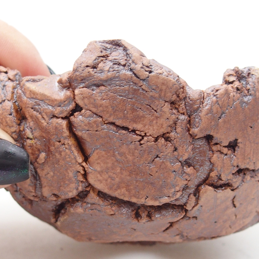 Keramische Schale 9 x 9 x 5,5 cm , Farbe braun