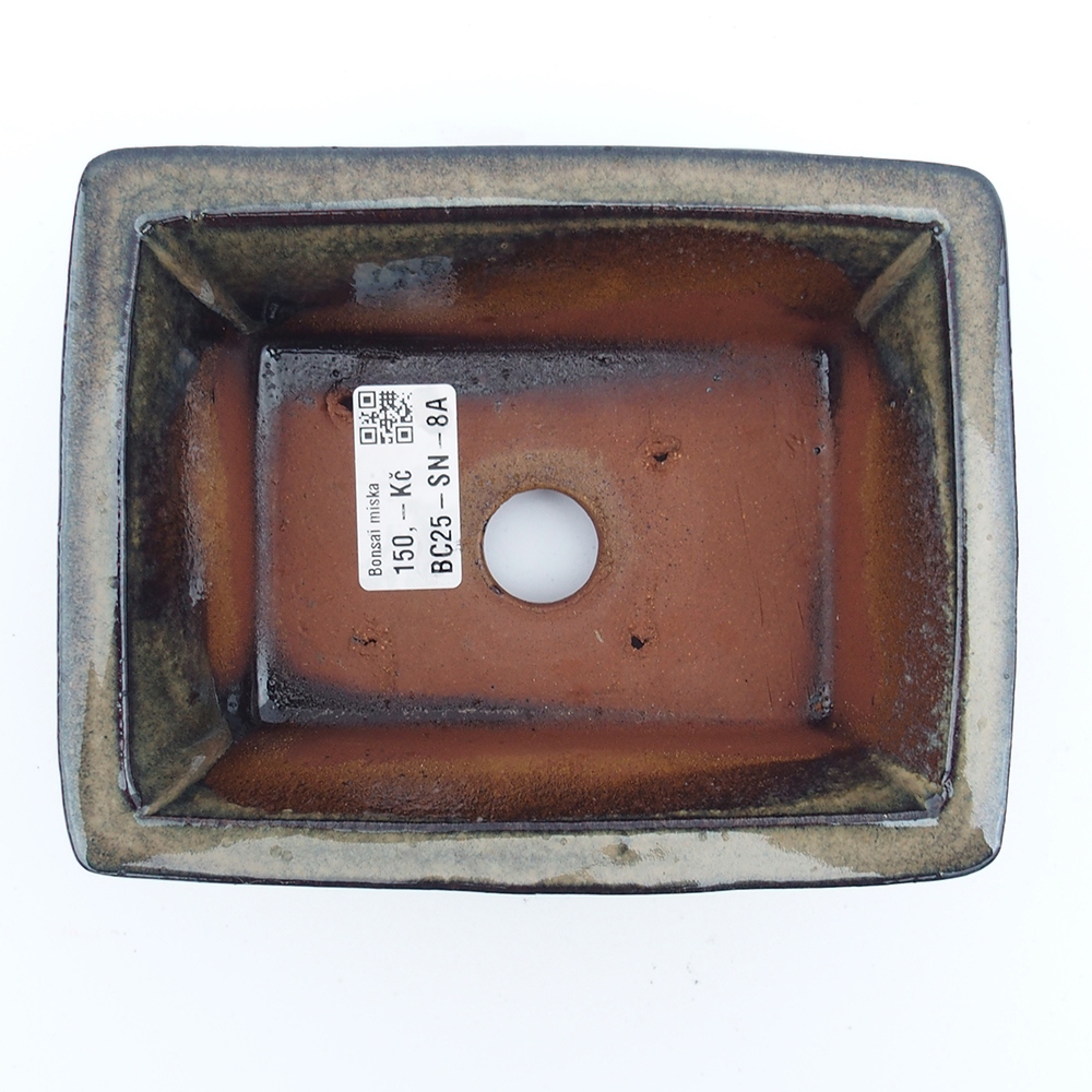 Schale 20 x 16,5 x 8 cm grau-beige