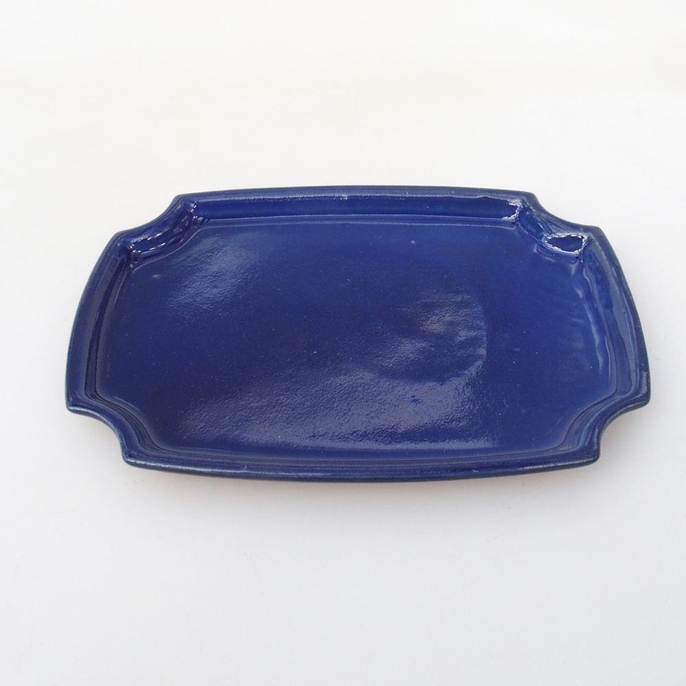 Keramikschale H03 - 17 x 12,5 x 1 cm - blau