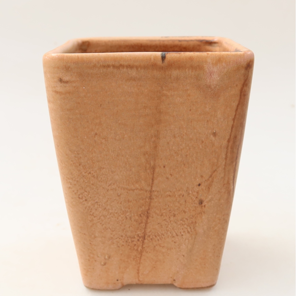 Bonsaischale aus Keramik 8,5 x 8,5 x 11 cm, rosa