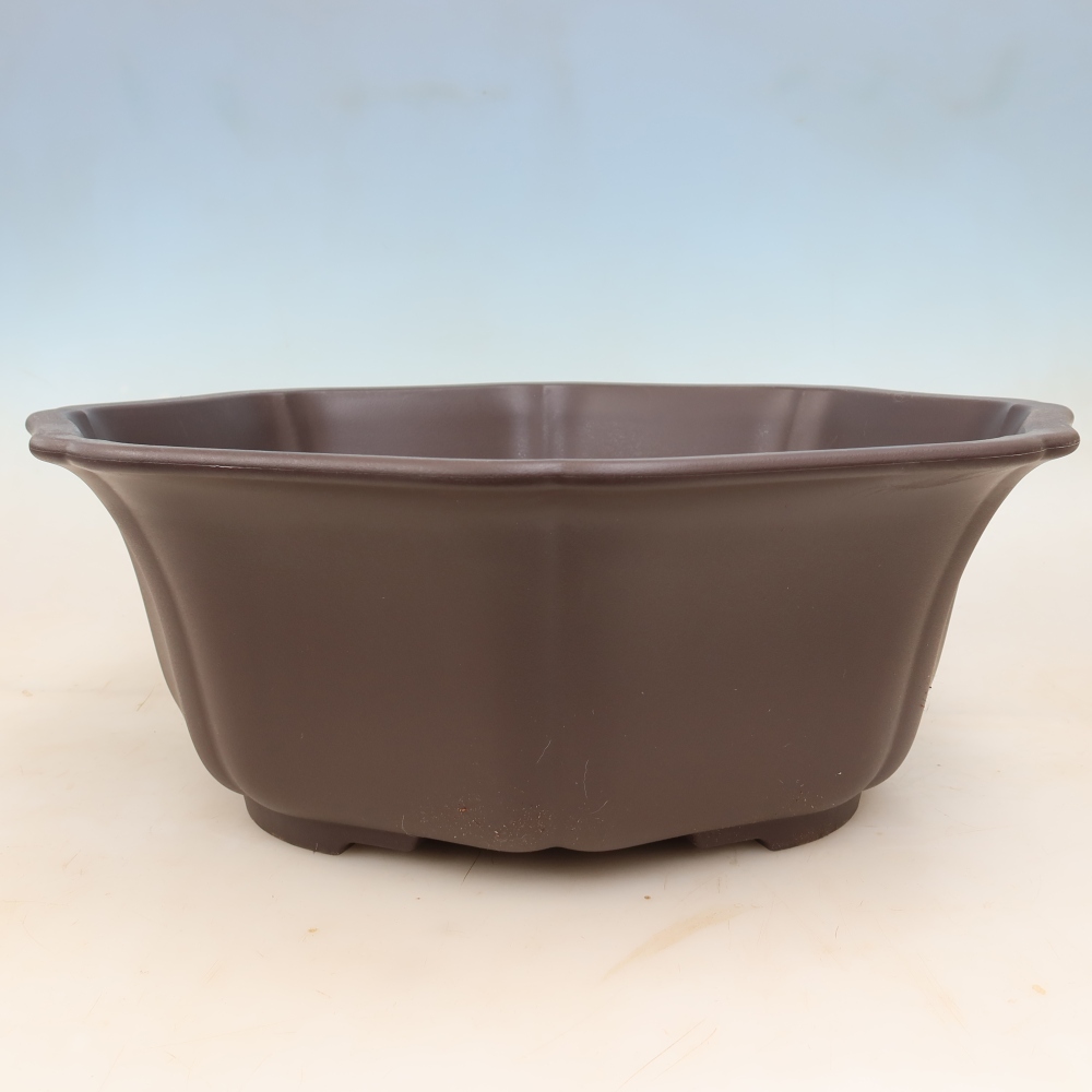 Bonsai-Schale aus Kunststoff MP-32, braun – 49 x 47 x 17 cm