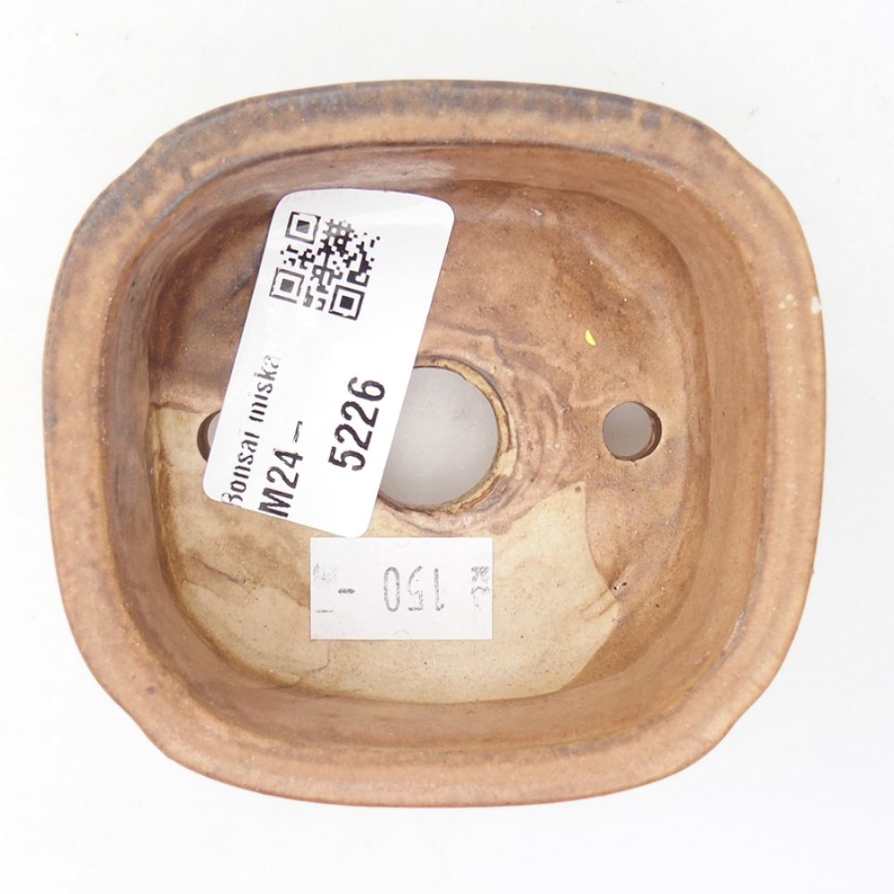 Bonsaischale aus Keramik 7,5 x 7 x 4 cm, rosa