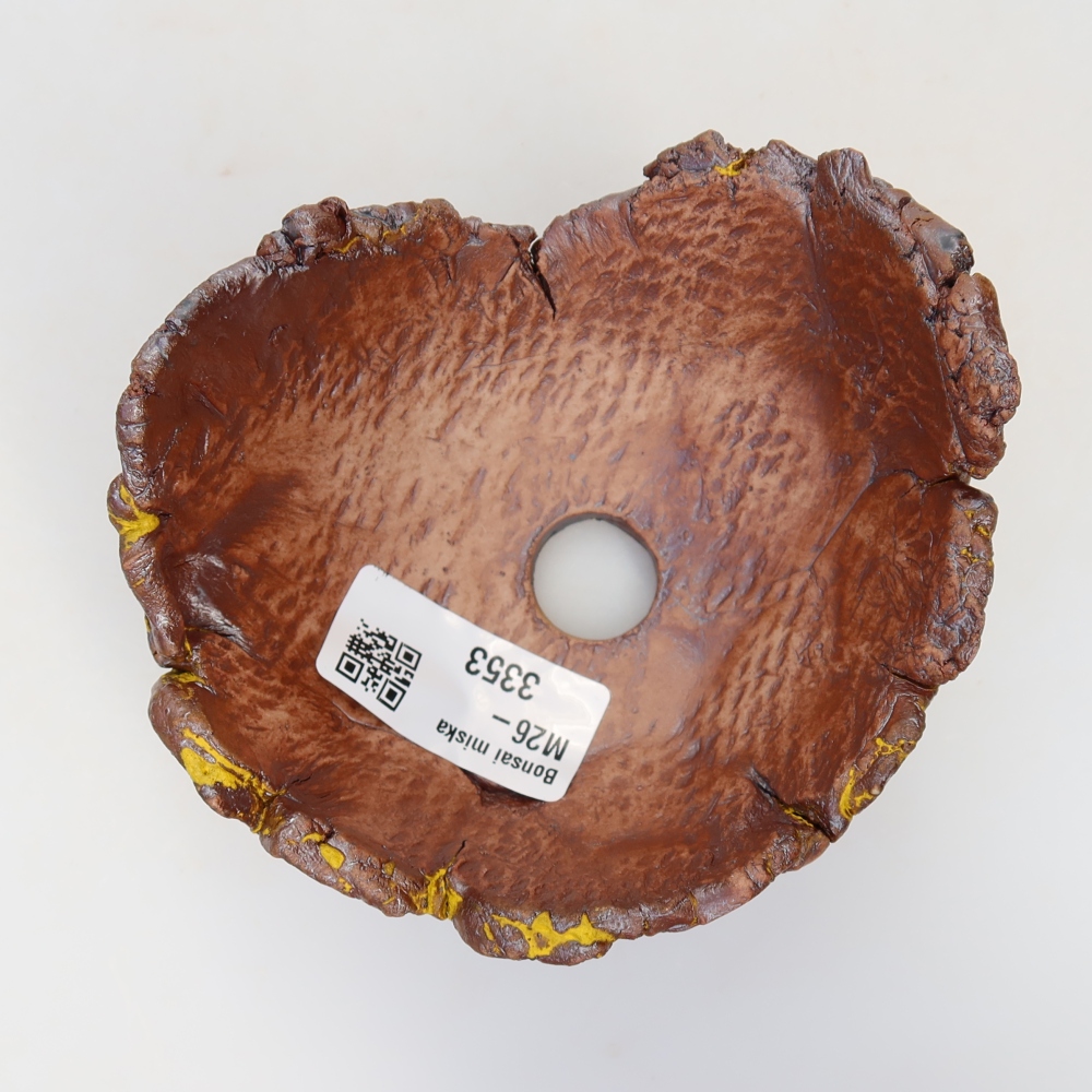 Keramikschale  11 x 10 x 6 cm, Farbe: gelb