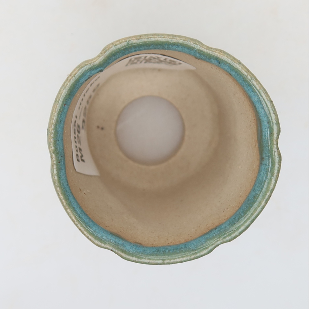 Bonsaischale aus Keramik 4 x 4 x 4,5 cm, Farbe blau