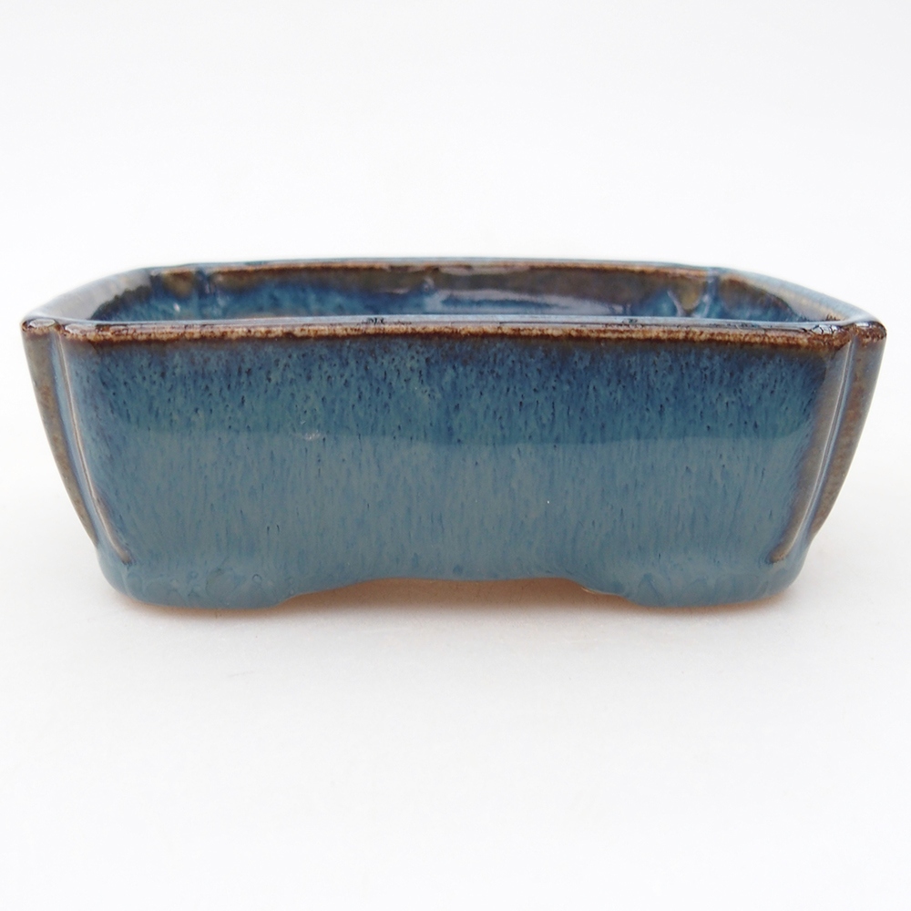 Mini-Bonsaischale 9 x 7 x 3 cm, blau