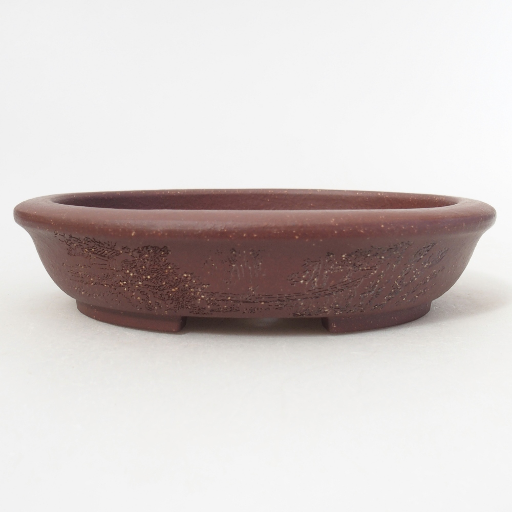 Schale 14,5 x 12 x 3 cm braun