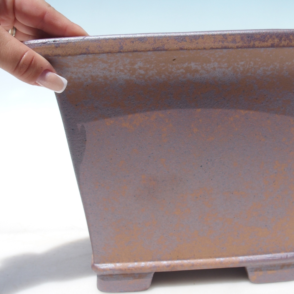 Schale 24 x 24 x 20,5 cm braun