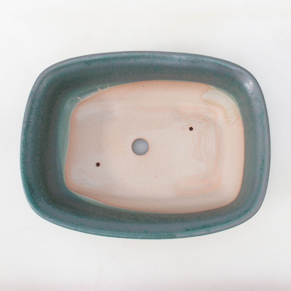 Bonsaischale H09 - 30 x 23 x 7,5 cm - grün