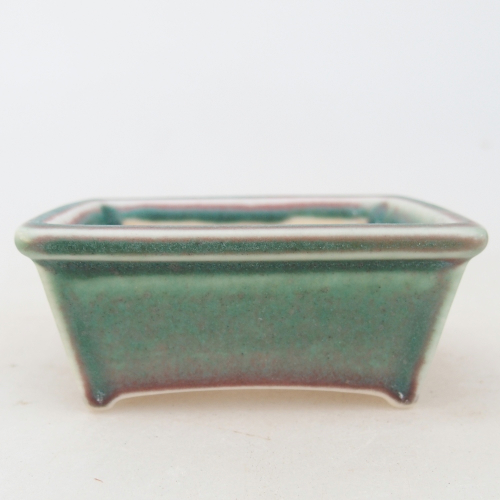 Mini-Bonsaischale 7,5 x 6 x 3 cm, grün