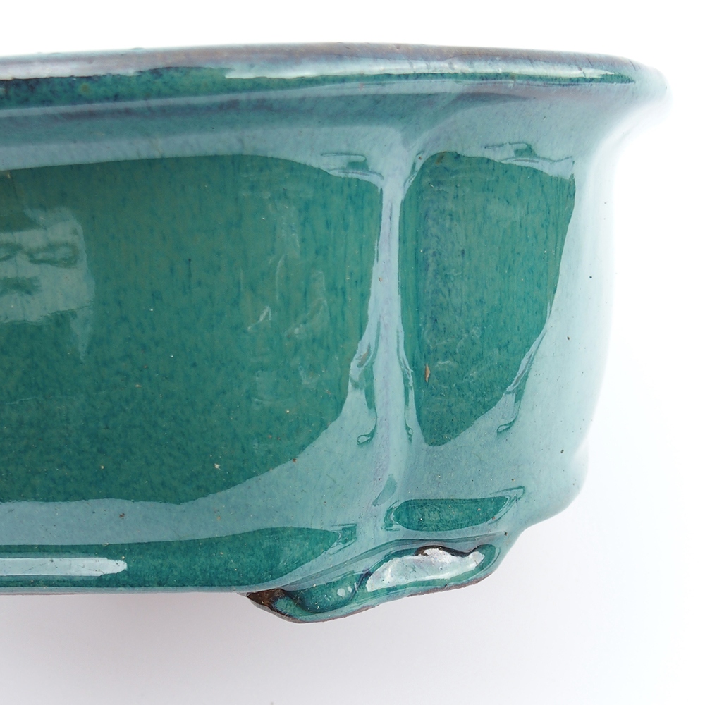 Schale 32 x 26 x 10,5 cm grün-blau