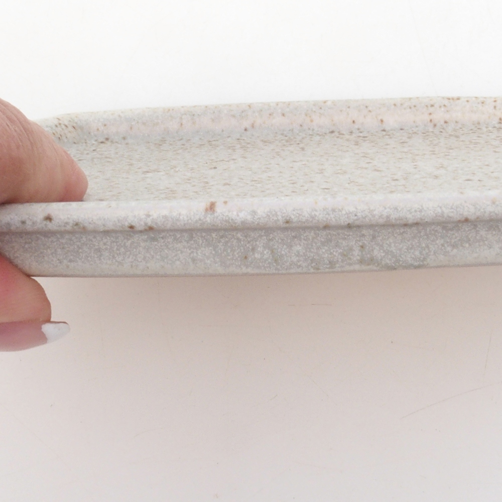 Keramikschale H03 - 17 x 12,5 x 1 cm - beige