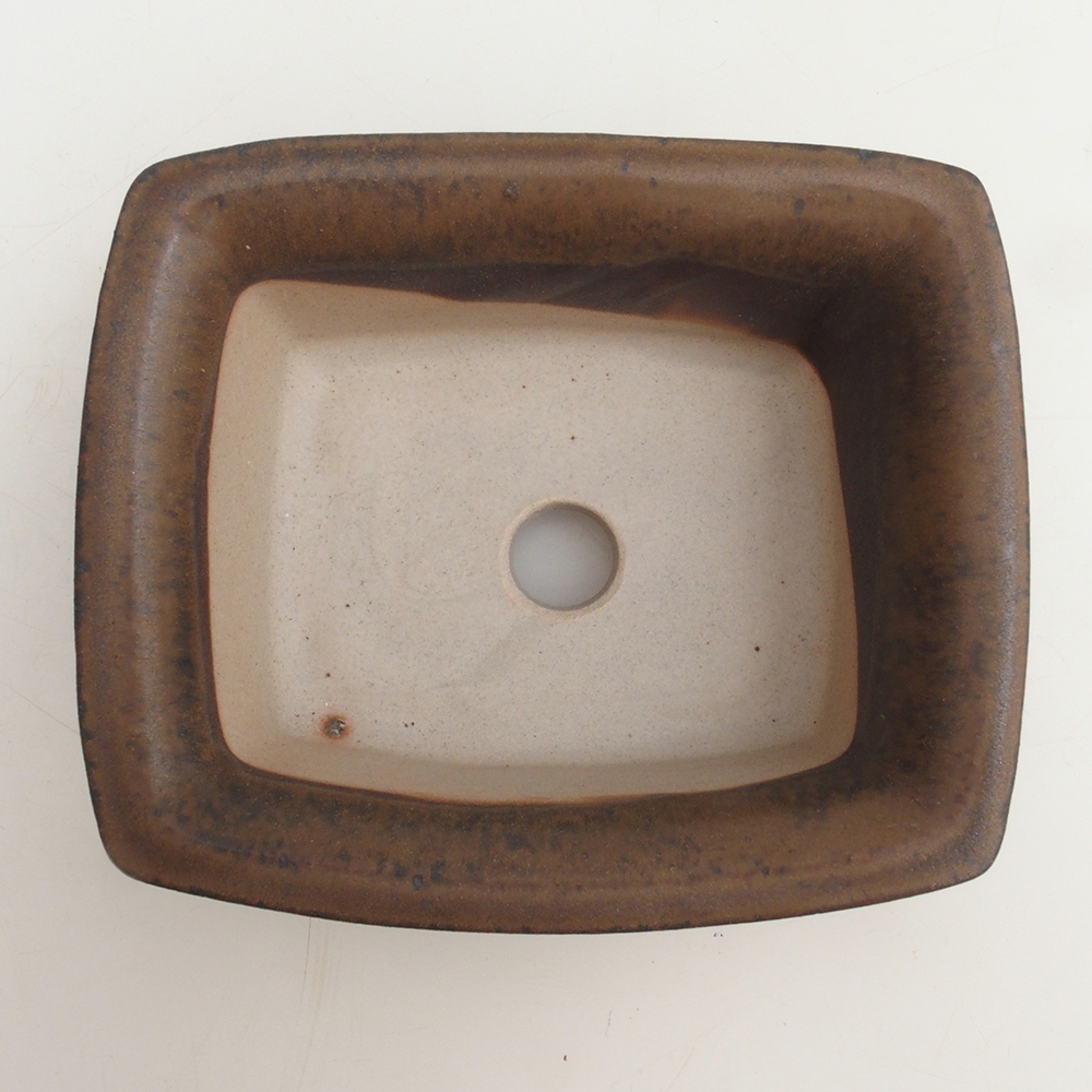 Bonsaischale H11 - 11,5 x 10 x 4 cm - braun