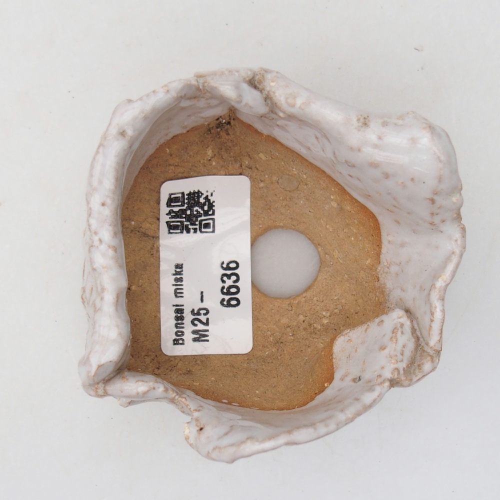 Keramikschale 8 x 7 x 4,5 cm, Farbe weiß