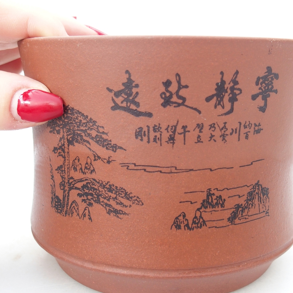 Schale 26 x 21 x 6,5 cm blau-grün