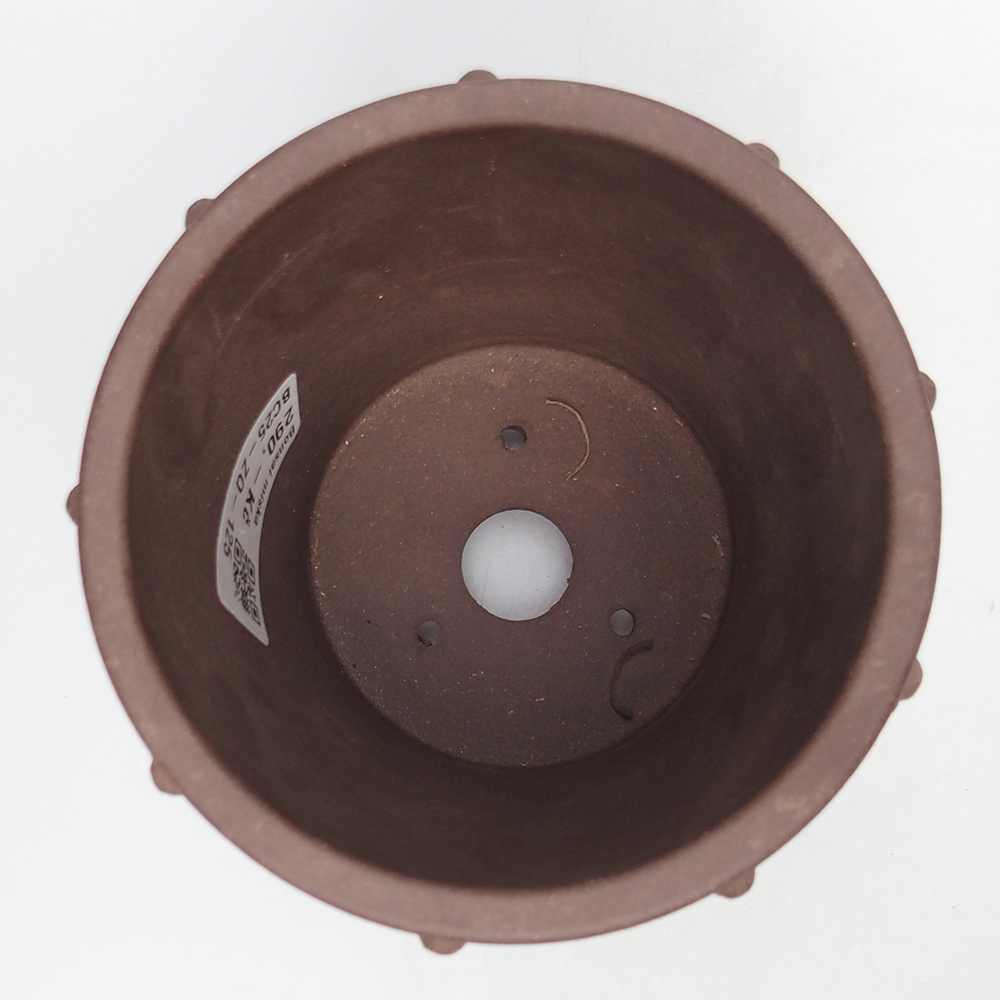 Schale 11 x 11 x 12 cm braun