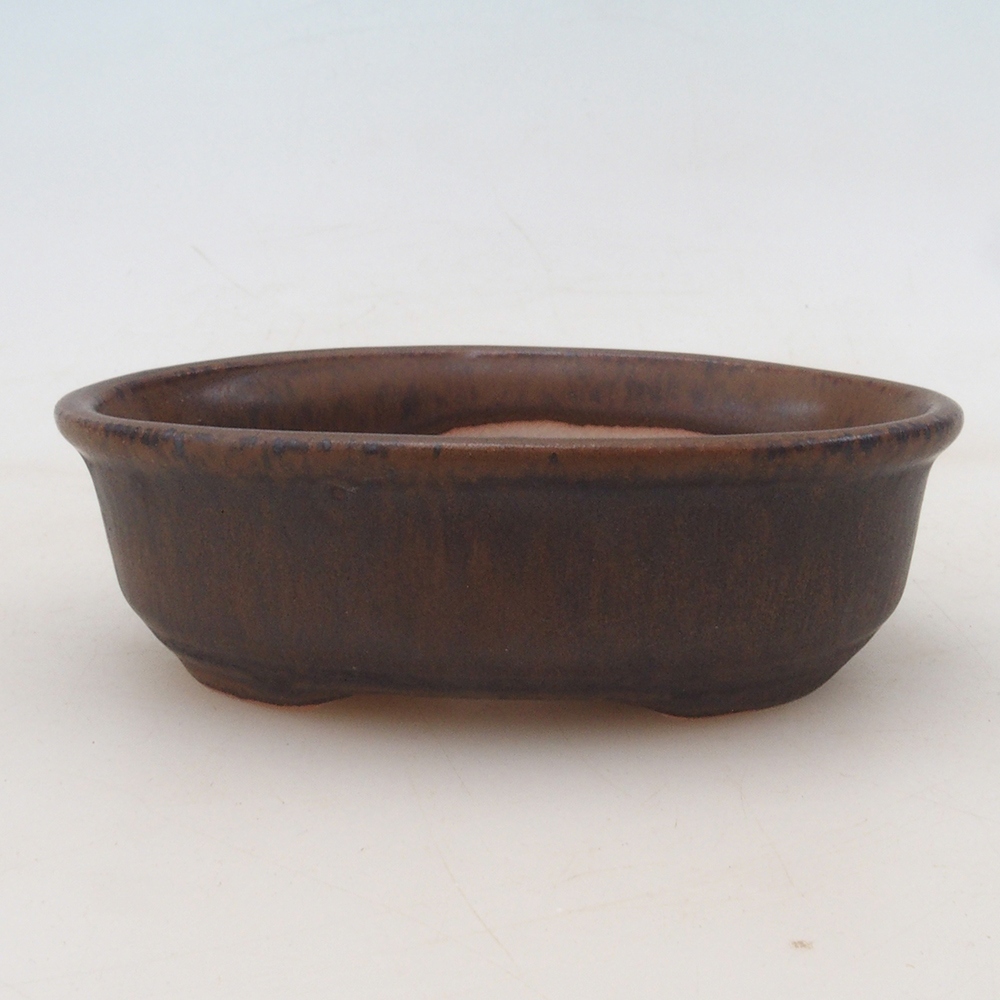 Bonsaischale + Untertasse H04 - braun