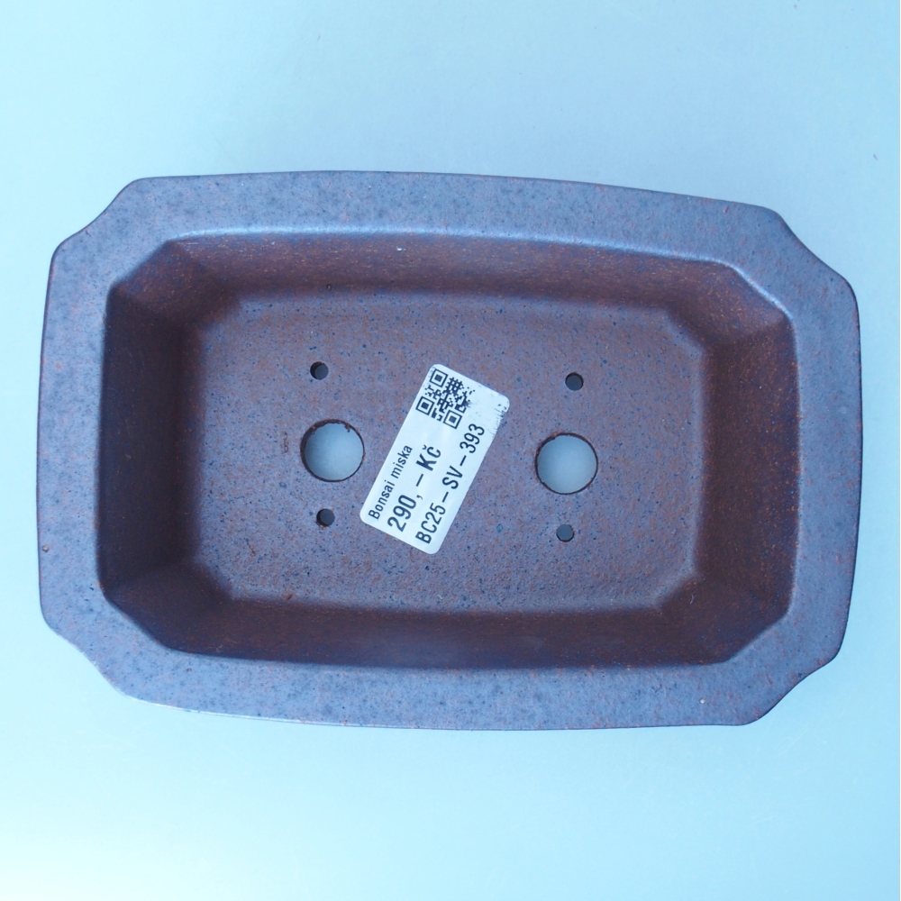 Schale 16 x 11 x 6 cm braun