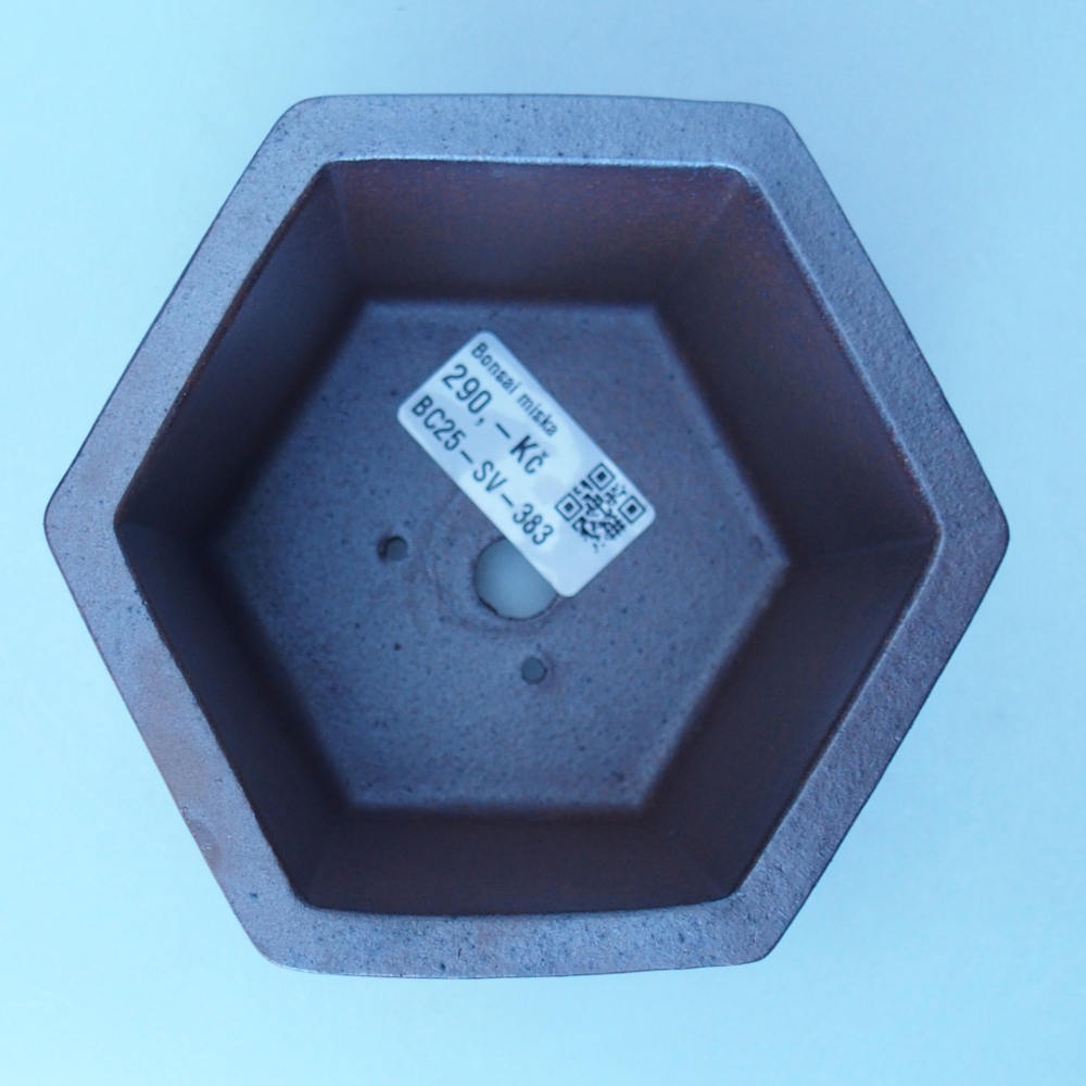 Schale 11,5 x 10,5 x 8,5 cm braun