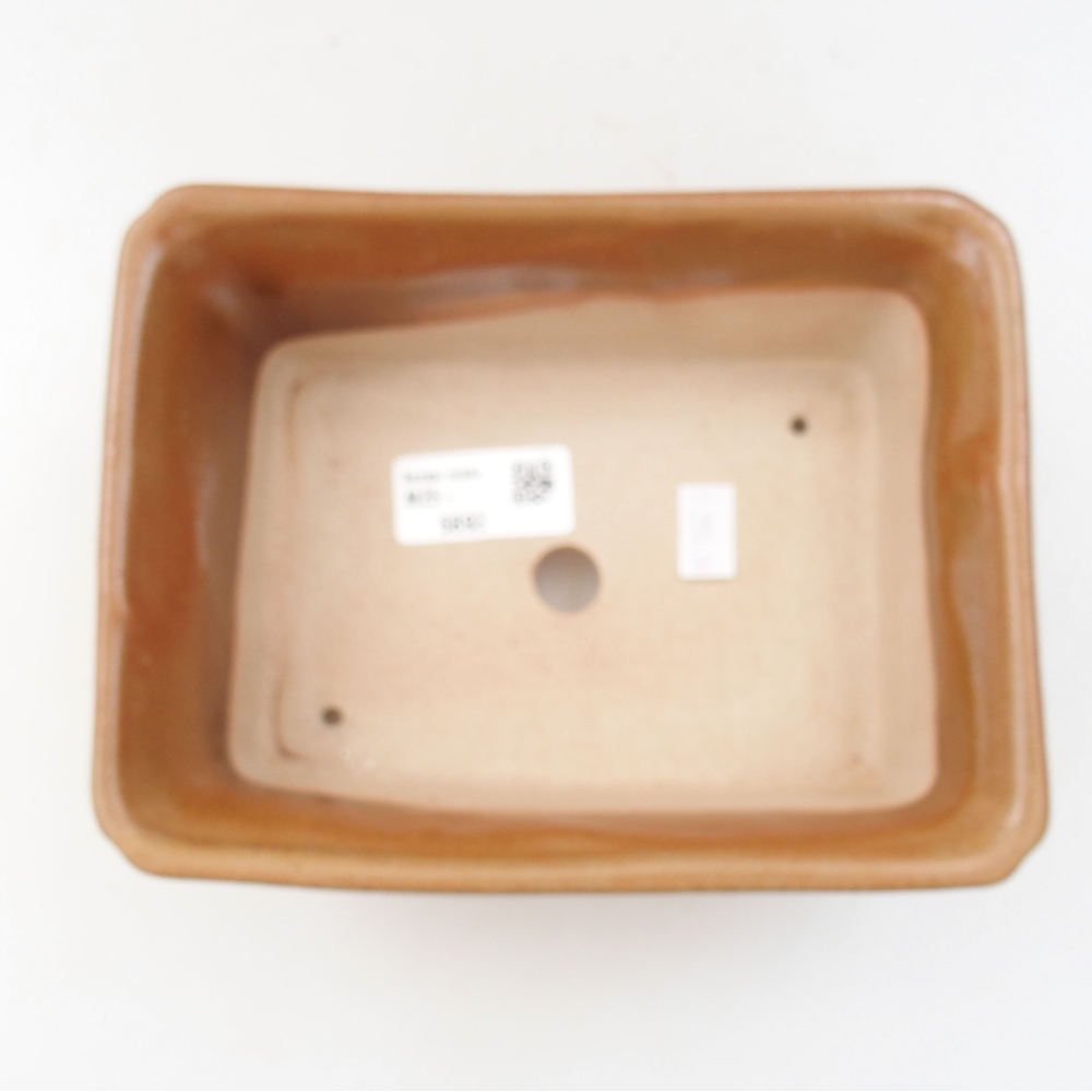 Bonsaischale aus Keramik 15,5 x 12 x 6 cm, Farbe blau