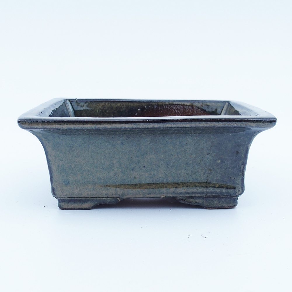 Schale 16 x 12,5 x 6,5 cm grau-beige