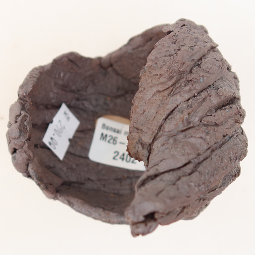 Keramikschale  7,5 x 7 x 11,5 cm, Farbe: braun