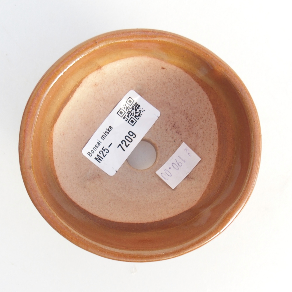 Bonsaischale aus Keramik 10 x 10 x 5 cm, braun