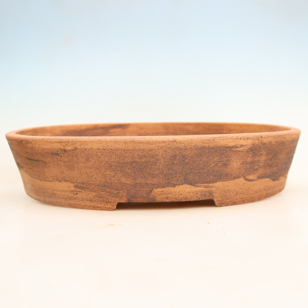 Keramik-Bonsai-Schale 38 x 30,5 x 7,5 cm, Farbe: braun