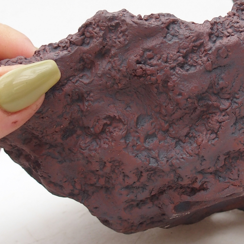 Keramikschale 14 x 12,5 x 12 cm , Farbe braun