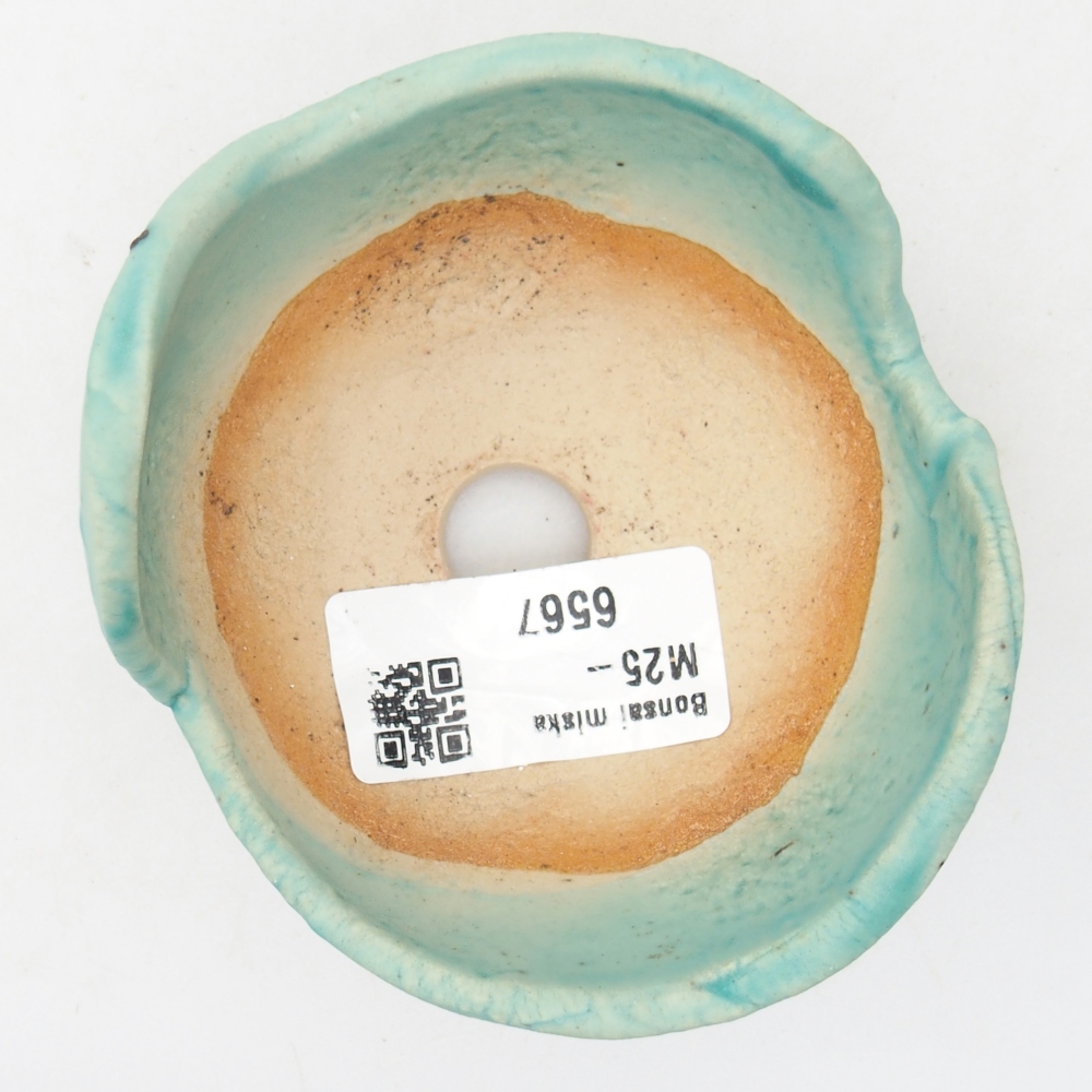 Keramikschale 8,5 x 8 x 4,5 cm , Farbe blau