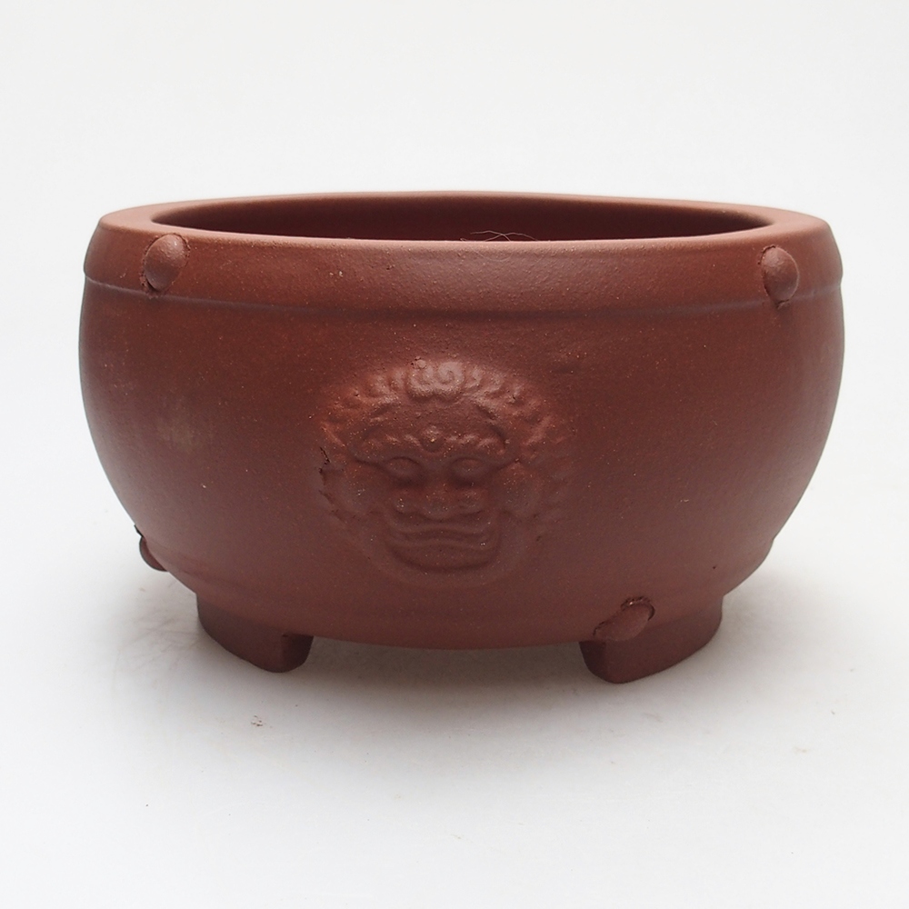 Schale 15 x 15 x 8 cm ziegelfarben