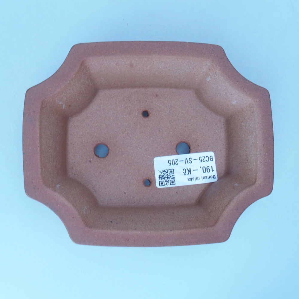 Schale 15 x 12 x 4 cm braun