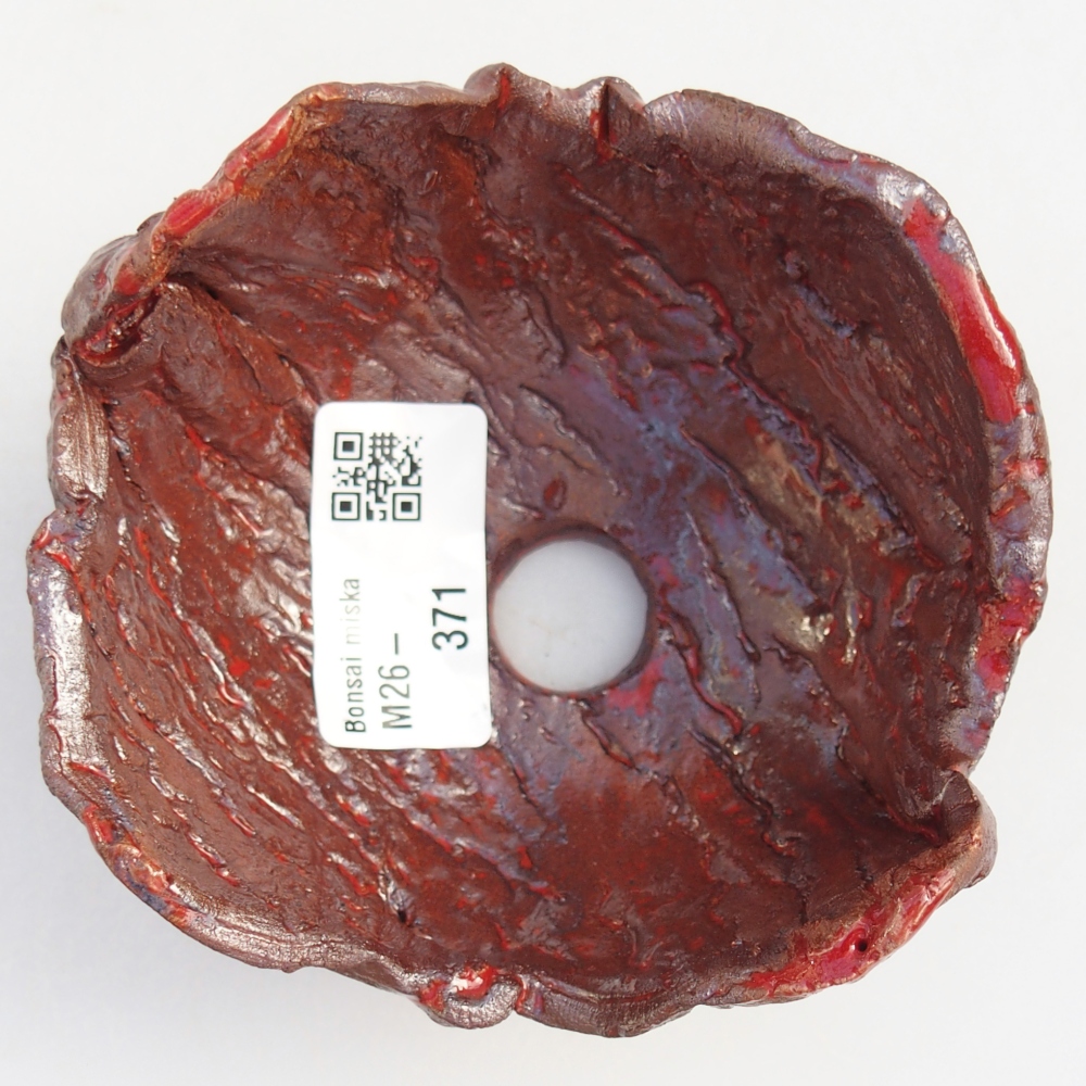 Keramikschale 10 x 9,5 x 6 cm , Farbe braun