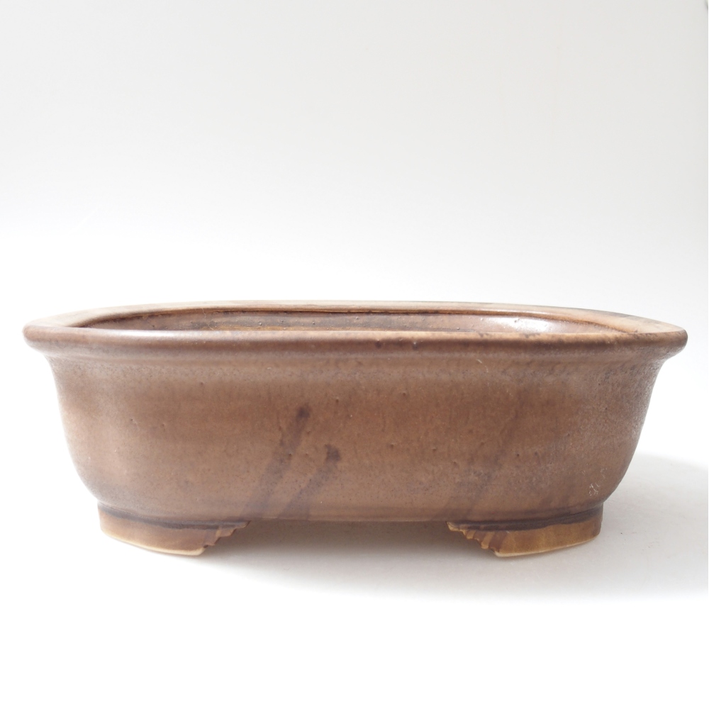 Bonsaischale aus Keramik 25 x 21 x 8 cm, rosa