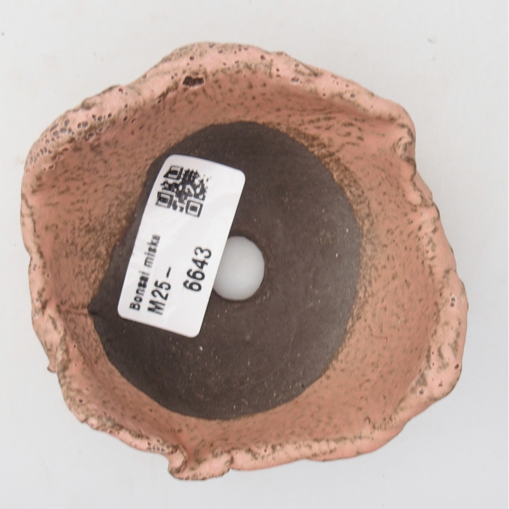 Keramikschale 9 x 8,5 x 4,5 cm , Farbe rosa