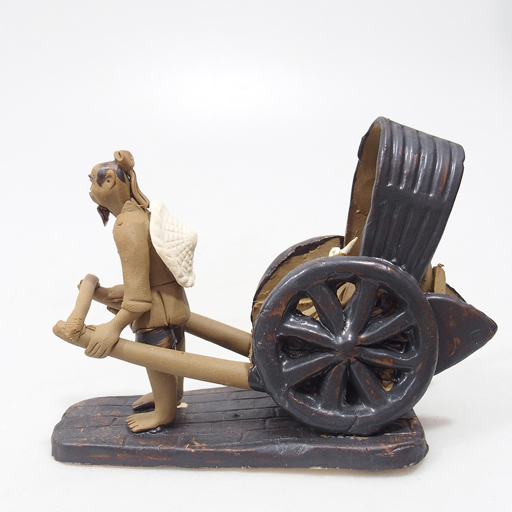 Keramik-Figur - Kutsche
