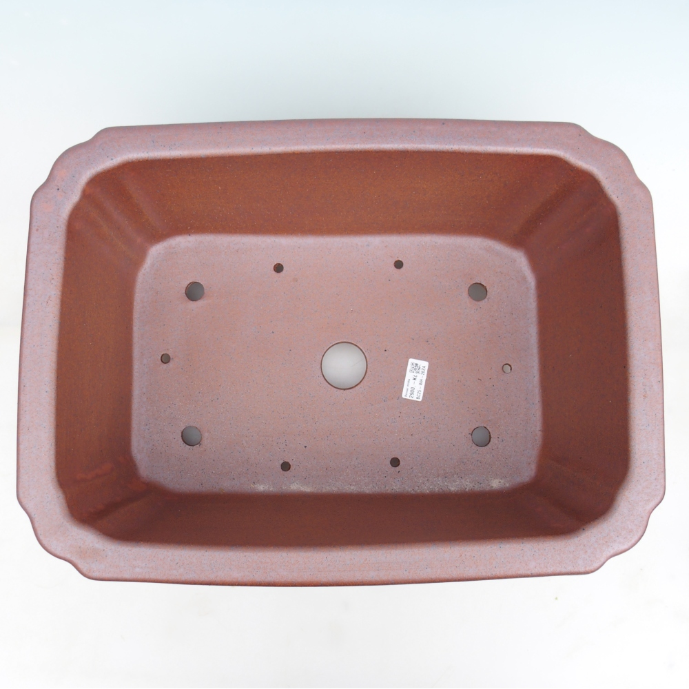 Bonsaischale aus Keramik 51,5 x 37,5 x 20 cm , Farbe Metall - NUR PERSÖNLICHE ABHOLUNG oder Palettentransport