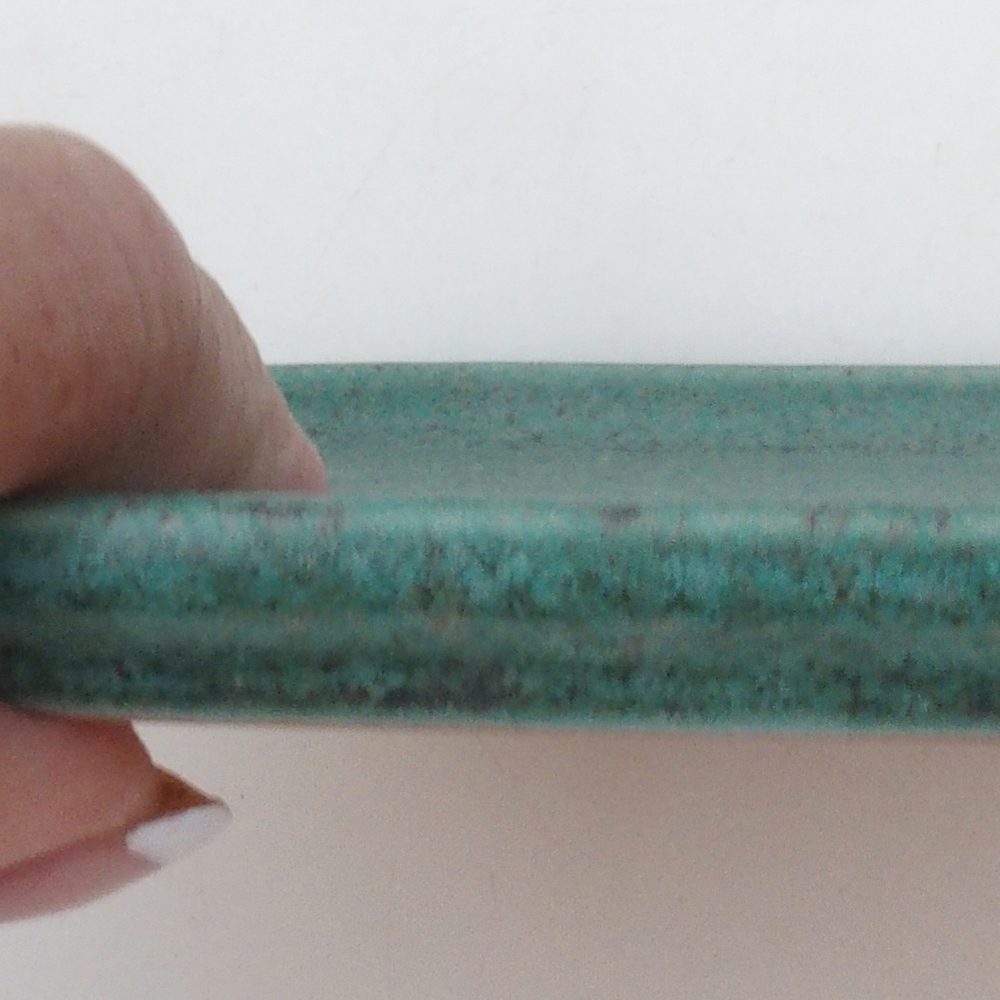 Keramische Untertasse H37 -14,5 x 13 x 1 cm - grün