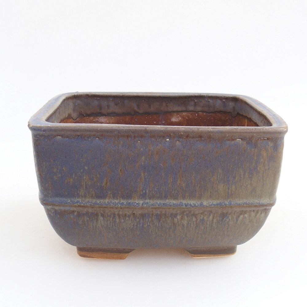 Bonsaischale aus Keramik 10,5 x 10,5 x 7 cm, rosa