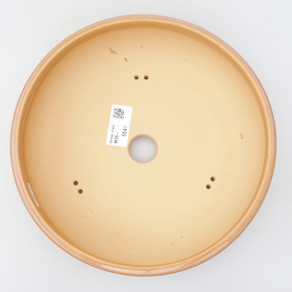 Bonsaischale aus Keramik 22,5 x 22,5 x 6 cm, rosa