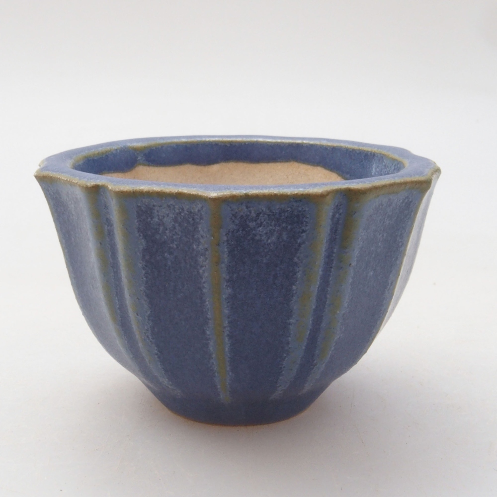 Mini-Bonsaischale 5 x 5 x 3 cm, blau