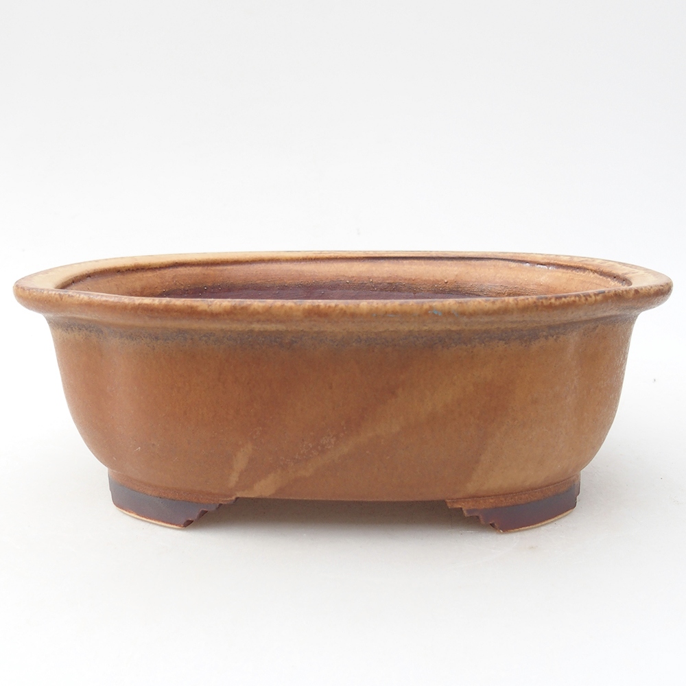 Bonsaischale aus Keramik 20 x 16,5 x 6,5 cm, rosa