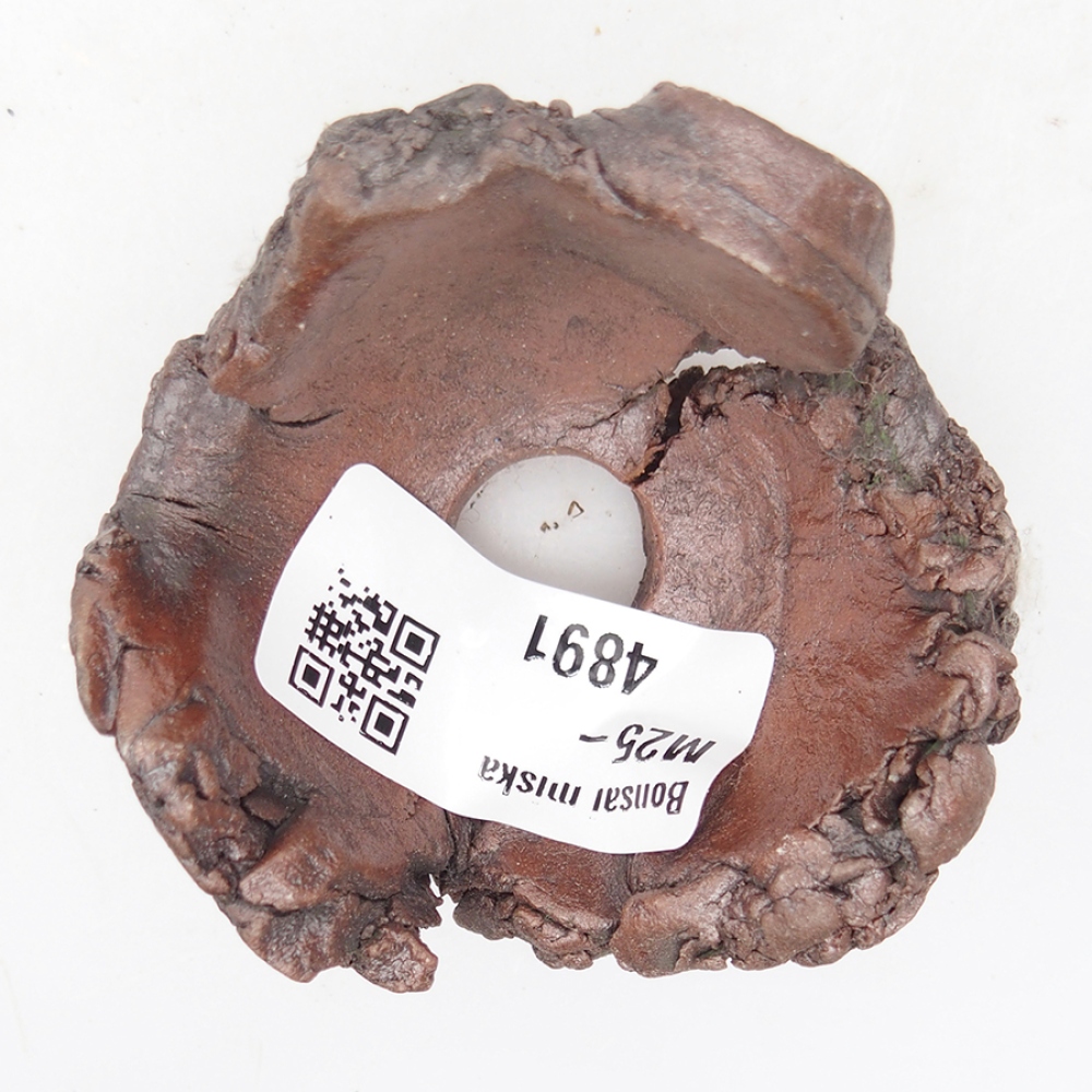 Keramikschale 6 x 6 x 4 cm , Farbe braun